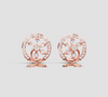 RADIANT CIRCLE STUDS EARING