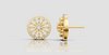 DIAMOND SUNFLOWER STUDS EARING