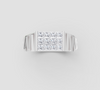 REGAL BLOCK DIAMOND RING