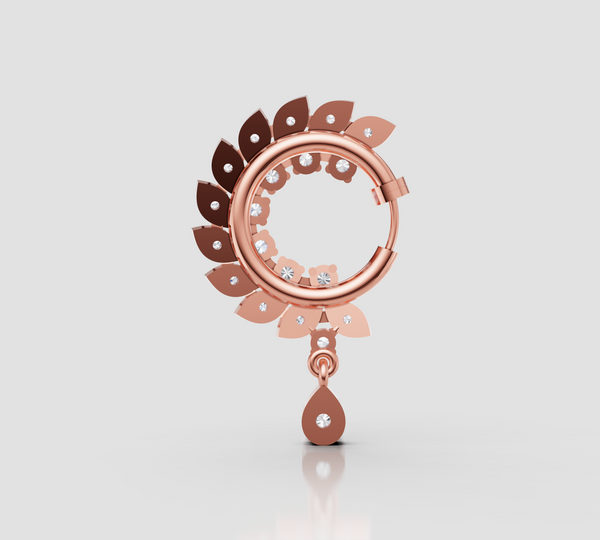 PETAL DROP ELEGANT NATH NOSE PIN