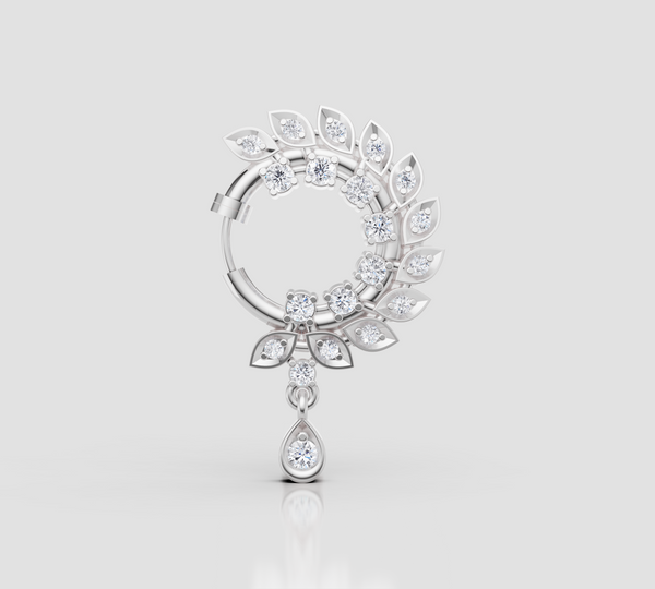 PETAL DROP ELEGANT NATH NOSE PIN