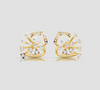 ROSE FIRE DIAMOND BLOOM EARING