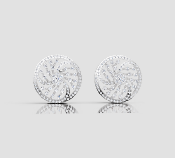 GALAXY TWIST STUDS EARING