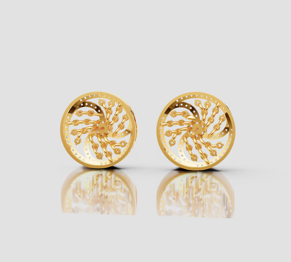 GALAXY TWIST STUDS EARING