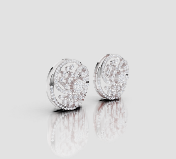 GALAXY TWIST STUDS EARING