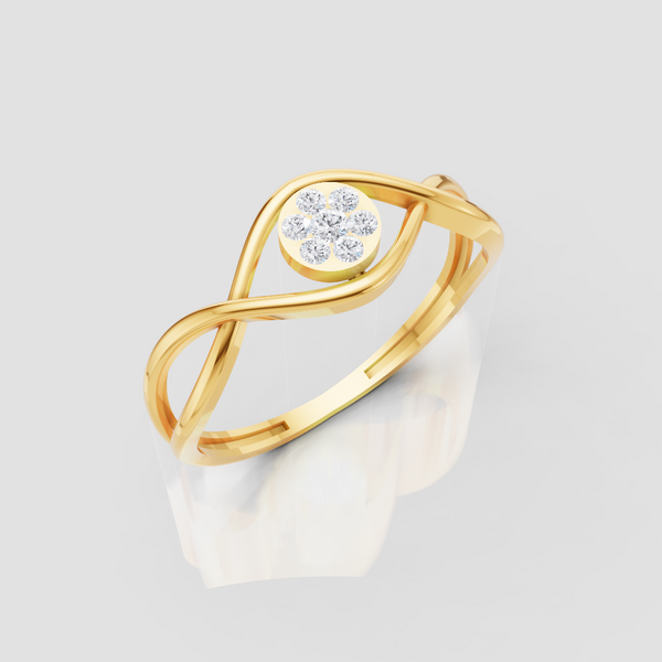 CLUSTER PETAL RING
