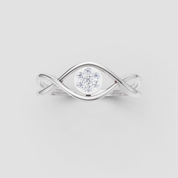 CLUSTER PETAL RING