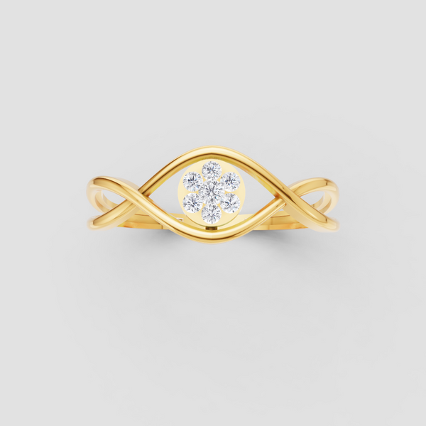 CLUSTER PETAL RING