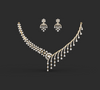ELEGANT RAINDROP NECKLACE SET