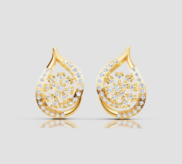 PETAL TEARDROP ELEGANCE EARING