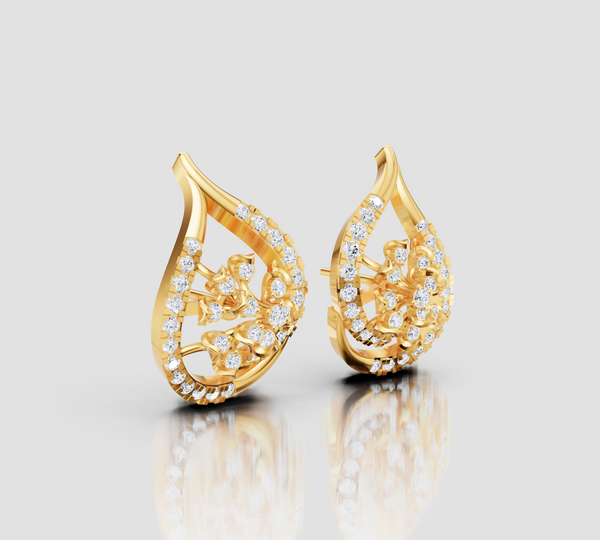 PETAL TEARDROP ELEGANCE EARING