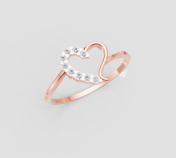 ETERNAL HEART DIAMOND RING