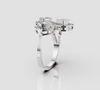 LUXE TRINITY BAGUETTE RING