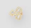 LUXE TRINITY BAGUETTE RING