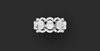 BAGUETTE HALO SCALLOP RING