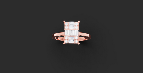 ELEGANT RECTANGULAR RING