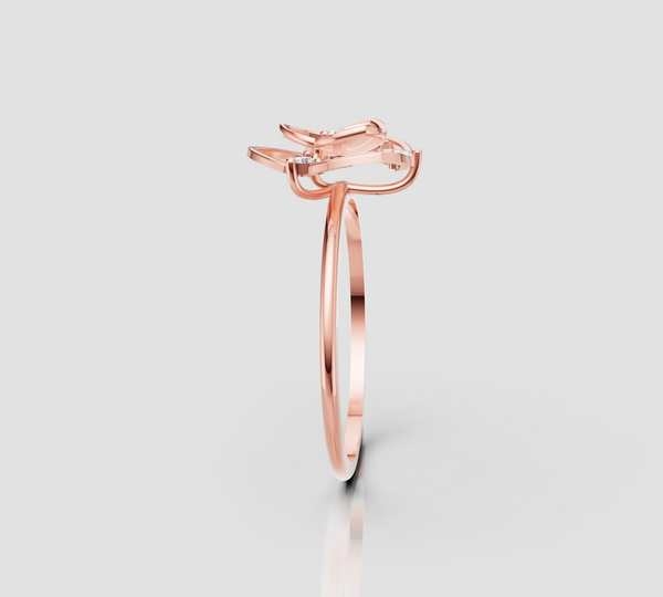 ROYAL HEART HALO RING