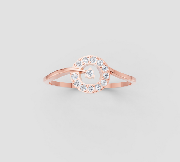 LUNA CIRCLE DIAMOND RING