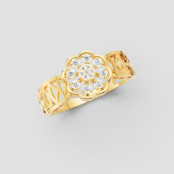 ROYAL PETAL HALO RING