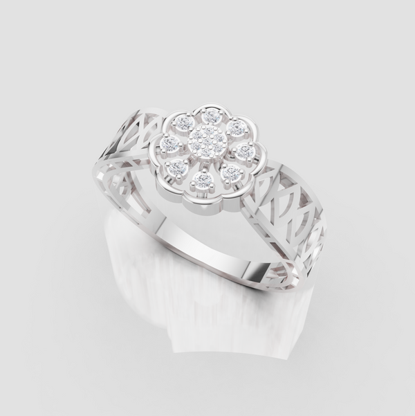 ROYAL PETAL HALO RING