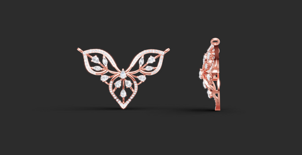 ROSEWING GRACE PENDANT AND EARING SET