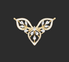 ROSEWING GRACE PENDANT AND EARING SET