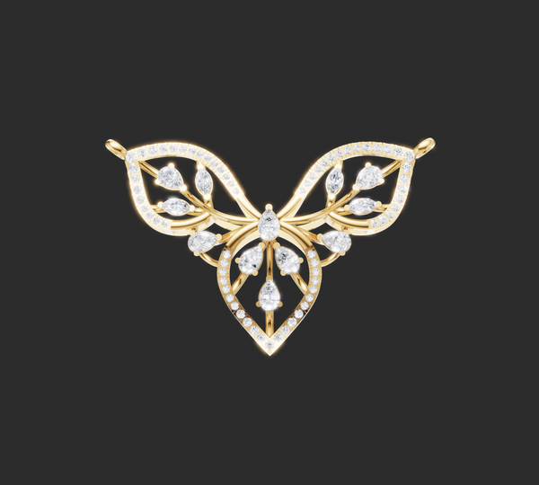 ROSEWING GRACE PENDANT AND EARING SET