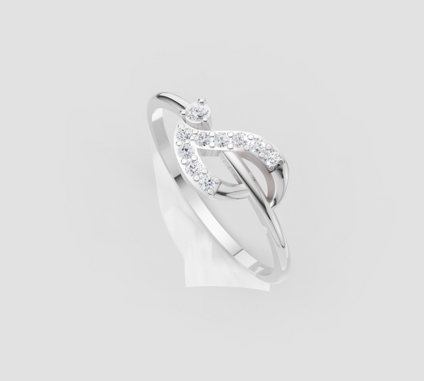 DIAMOND INFINITY TWIST RING