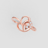 CELESTE LEAF SPARKLE RING