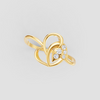 CELESTE LEAF SPARKLE RING