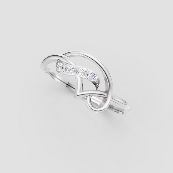 ETERNAL WAVE DIAMOND RING