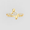 TWINKLE CURVE BLOOM DIAMOND RING