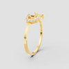 RAIDIANT LOOP DOUBLE CIRCLE RING