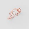 RAIDIANT LOOP DOUBLE CIRCLE RING
