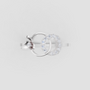 RAIDIANT LOOP DOUBLE CIRCLE RING