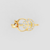 RAIDIANT LOOP DOUBLE CIRCLE RING