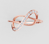INFINITY KNOT DIAMOND RING
