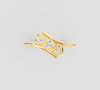TRI HEART RING