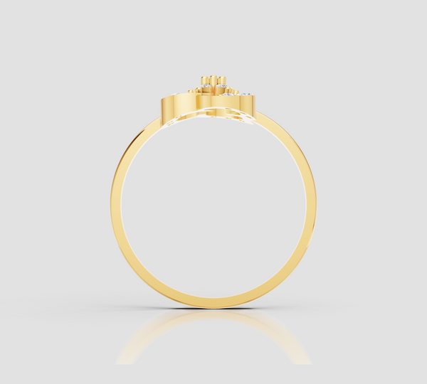 FLORAL HARMONY GOLD RING