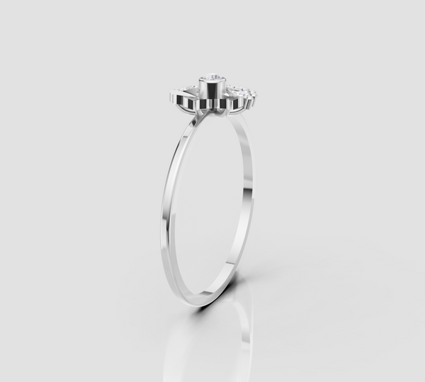 ROSE RADIANT FLORAL RING