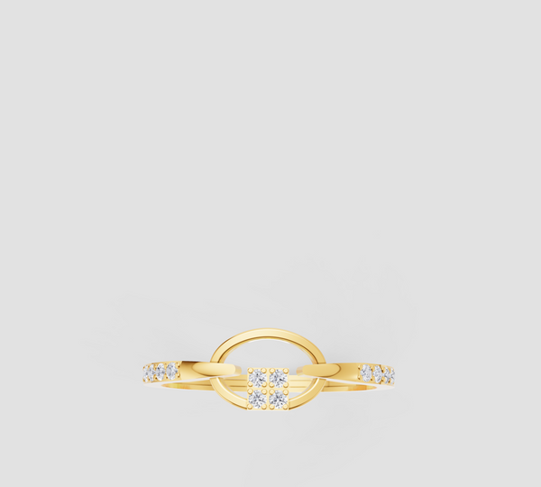 GOLDEN KNOT RING