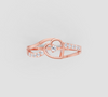 AMORA HEART TWIST DIAMOND RING