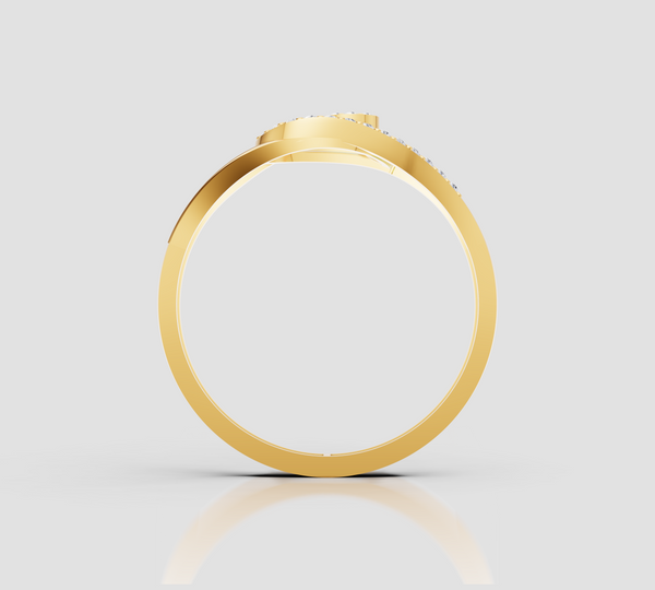 SPARKLING CIRCLE DIAMOND RING