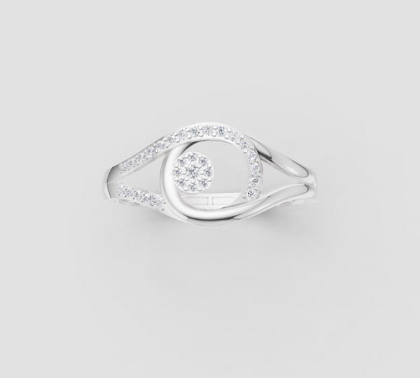 SPARKLING CIRCLE DIAMOND RING