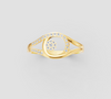 SPARKLING CIRCLE DIAMOND RING
