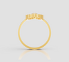 OVAL FLOWER RING