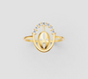 OVAL FLOWER RING