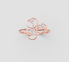 TRIVELLE CLASSSIC FLOWER DIAMOND RING