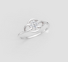 TWISTED BLOOM DIAMOND RING