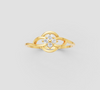 TWISTED BLOOM DIAMOND RING